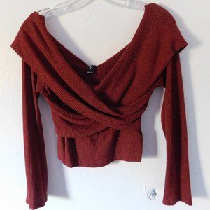 Off Shoulder Crop Top